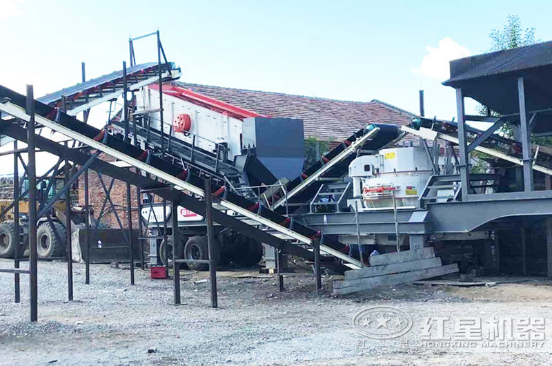 移動制砂機工作現(xiàn)場實拍圖