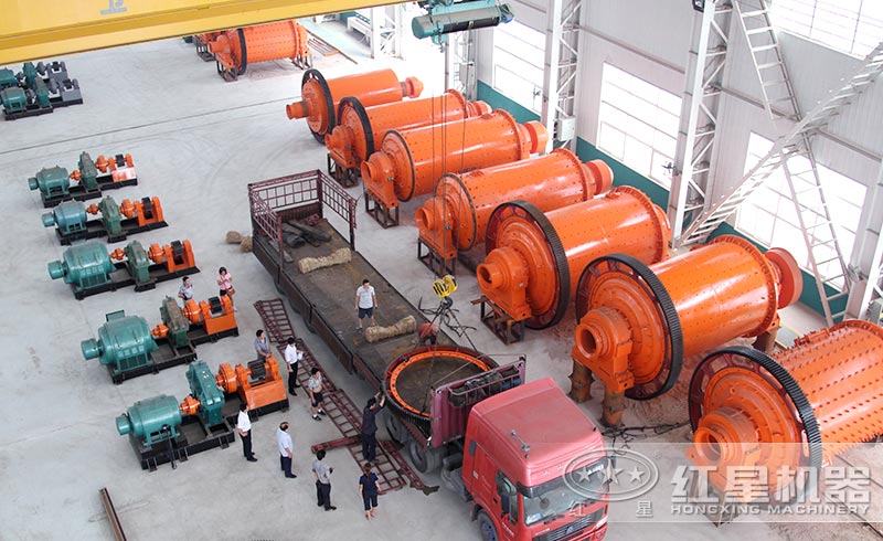 球磨機生產車間展示