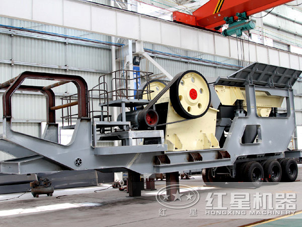 車載移動式石子破碎機