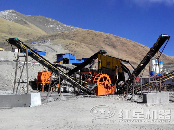 砂石生產(chǎn)現(xiàn)場