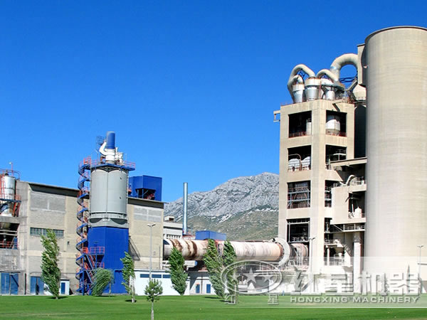 水泥生產(chǎn)線現(xiàn)場(chǎng)圖