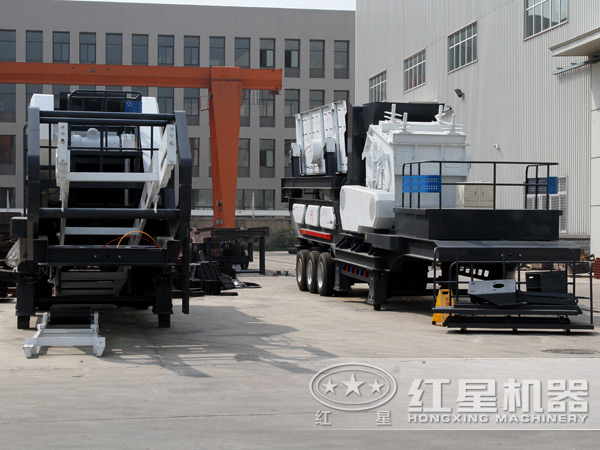 時(shí)產(chǎn)300噸移動破碎站廠家