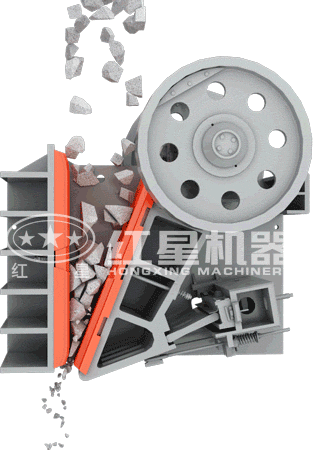 鄂式破碎機(jī)工作原理圖
