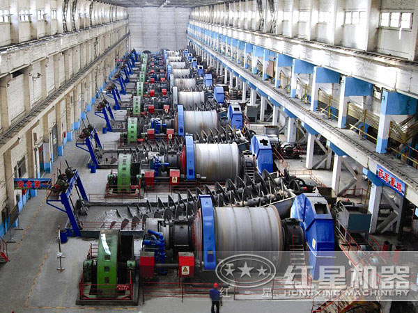 大型銅礦選礦生產線現場