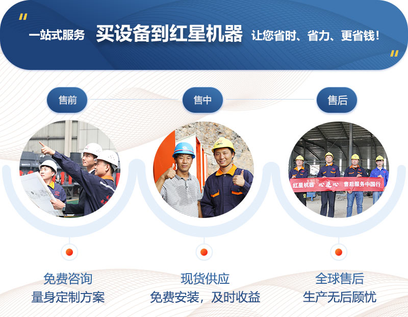 紅星礦山機(jī)械廠家售后