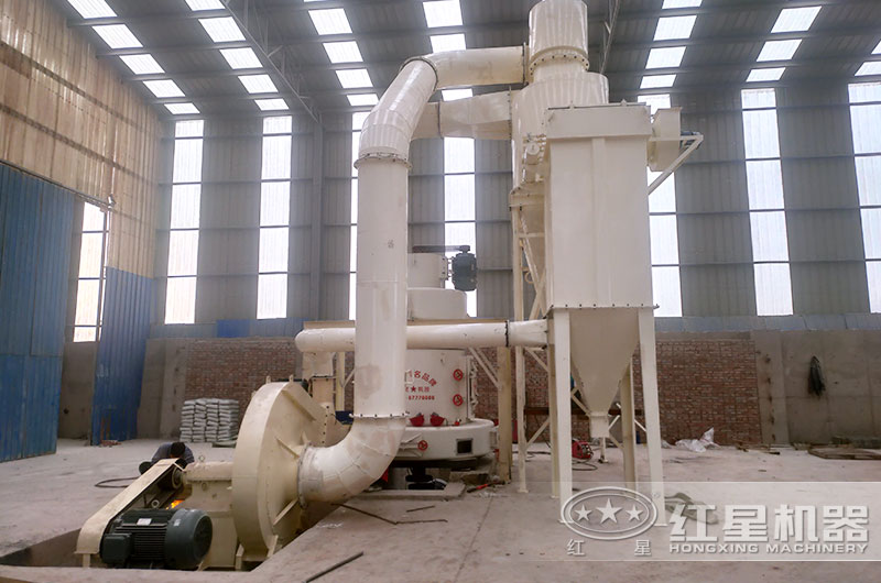 鉀長石粉生產(chǎn)線實拍圖