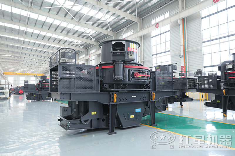 石頭粉碎成沙子的機器圖片