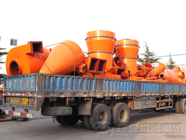 粉煤灰磨粉機發(fā)貨圖