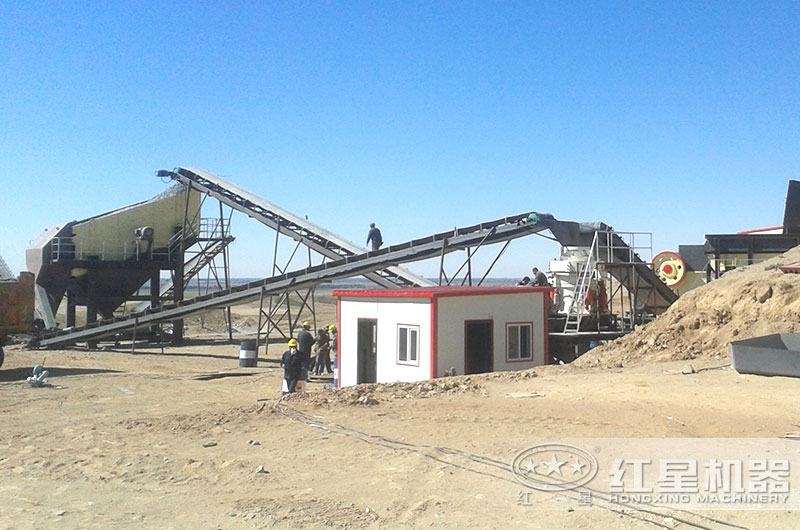 沙子石子生產(chǎn)現(xiàn)場圖片