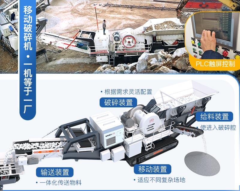 移動式破碎機設備配置