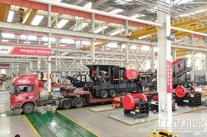 流動(dòng)磕石機(jī)發(fā)貨現(xiàn)場(chǎng)圖