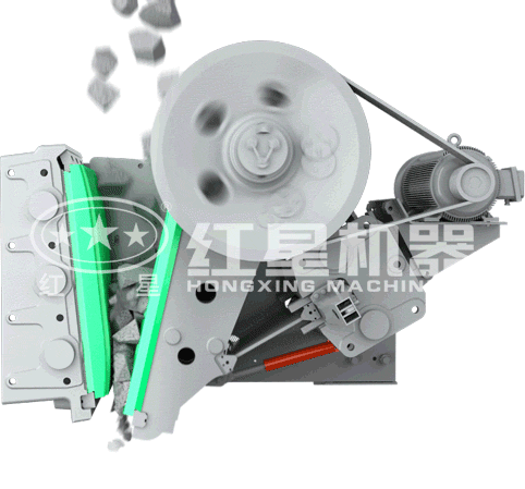 鄂式石子破碎機(jī)深腔破碎機(jī)工作原理展示 