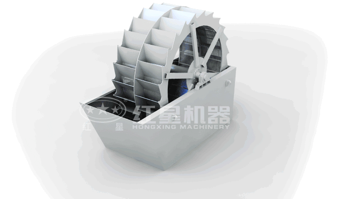 葉輪洗砂機動態(tài)圖演示