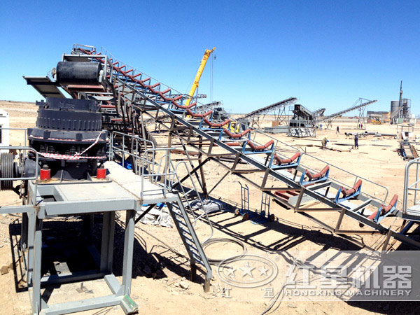 時產(chǎn)400噸螢石的破碎生產(chǎn)線