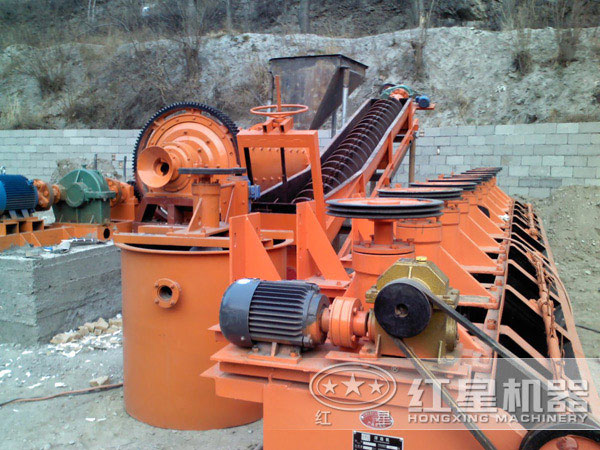 浮選生產線現(xiàn)場圖