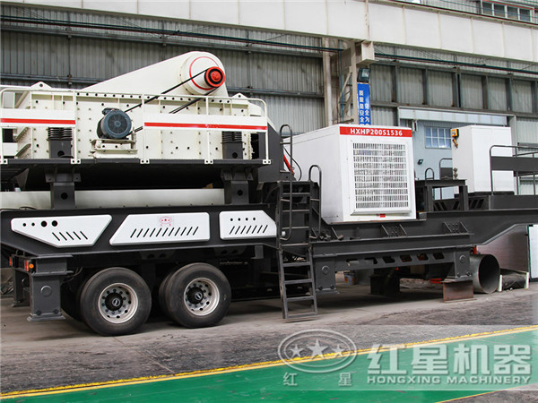 紅星機器混凝土移動破碎機