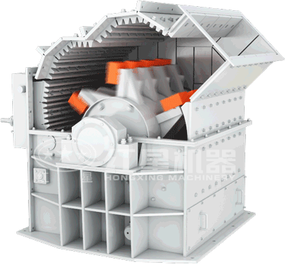 石料細(xì)碎機(jī)高速旋轉(zhuǎn)圖