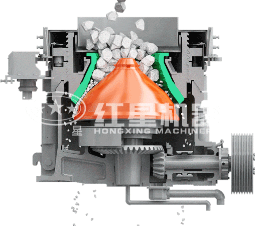 重晶石破碎機(jī)動態(tài)原理圖