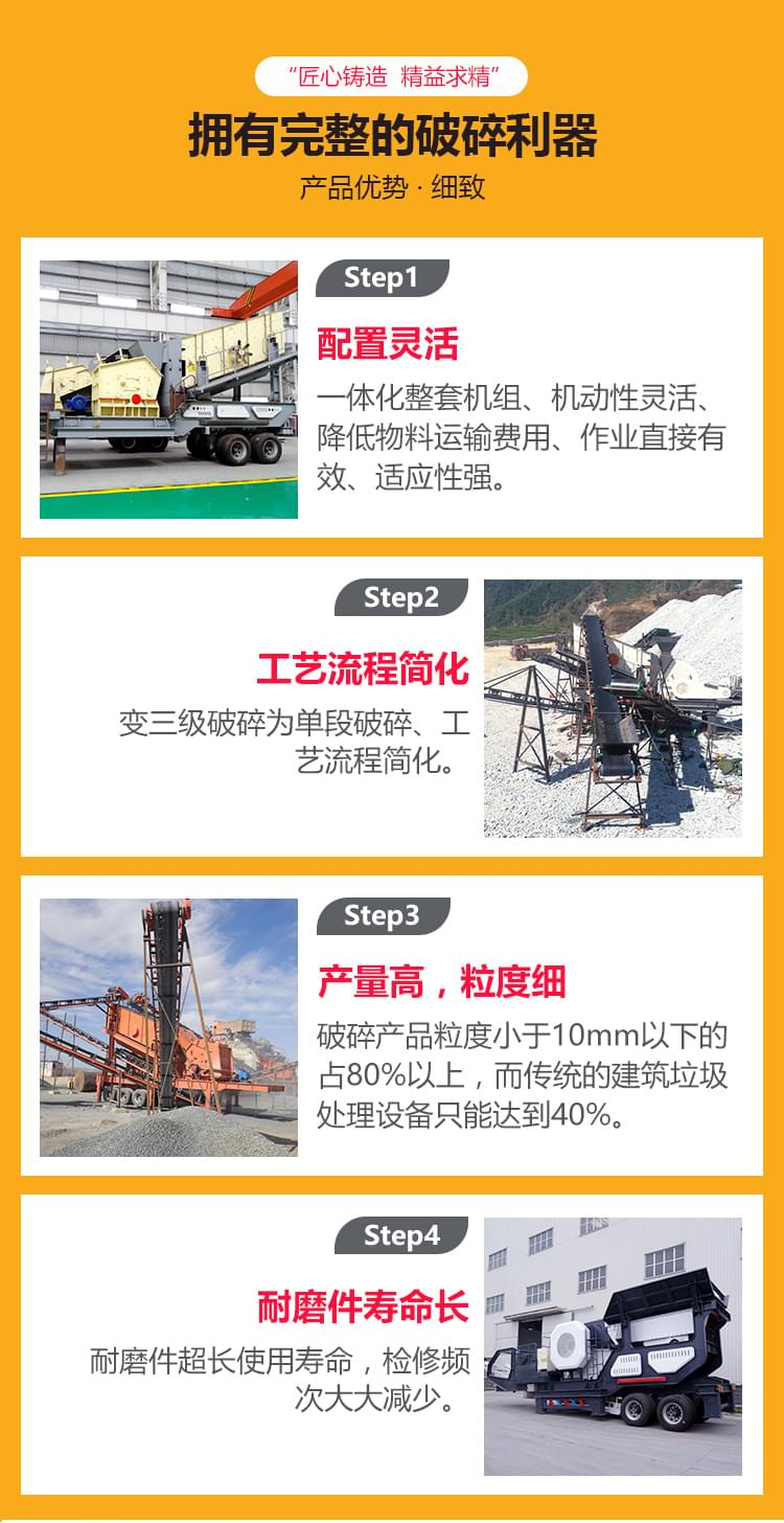 移動破碎機性能詳解