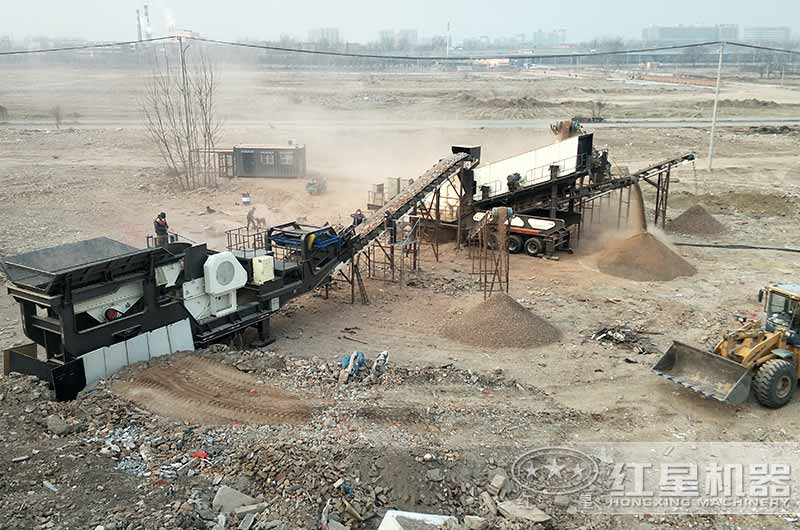 移動式的碎石破碎機(jī)加工便捷