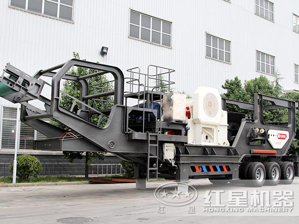 搭配顎破移動(dòng)式的小型石子粉碎機(jī)