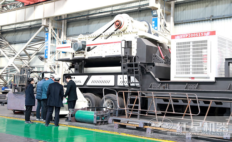 可移動破石機客戶參觀圖