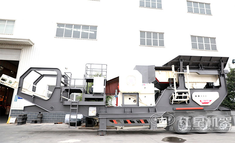 輪胎式移動打石機