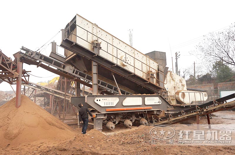 建筑廢物回收再利用現(xiàn)場