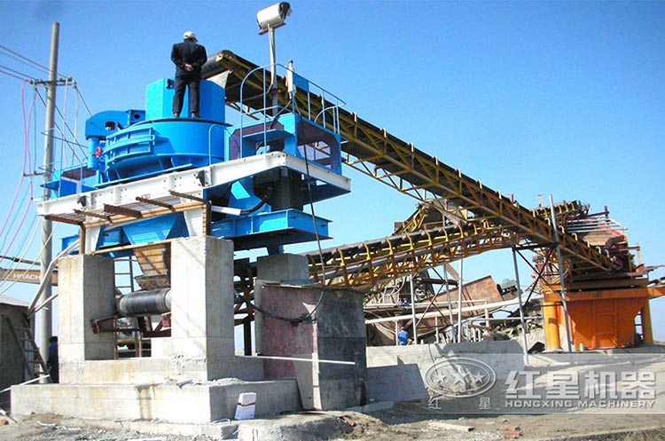 VSI制沙機(jī)作業(yè)現(xiàn)場