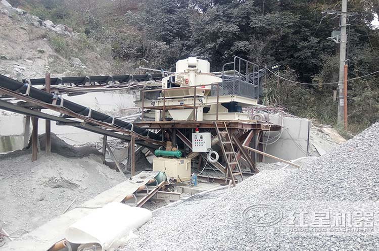 VSI制沙機(jī)作業(yè)現(xiàn)場