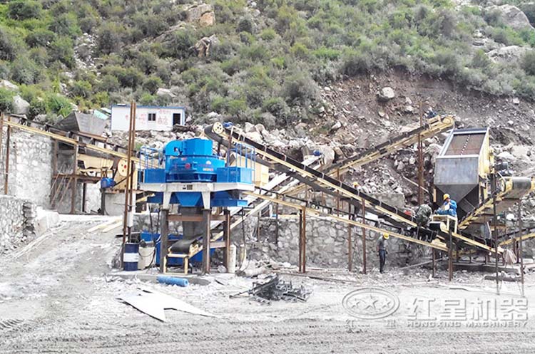 VSI制沙機(jī)作業(yè)現(xiàn)場
