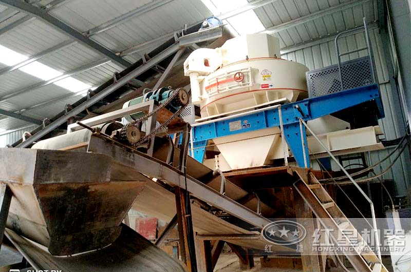 VSI制砂機(jī)作業(yè)現(xiàn)場(chǎng)