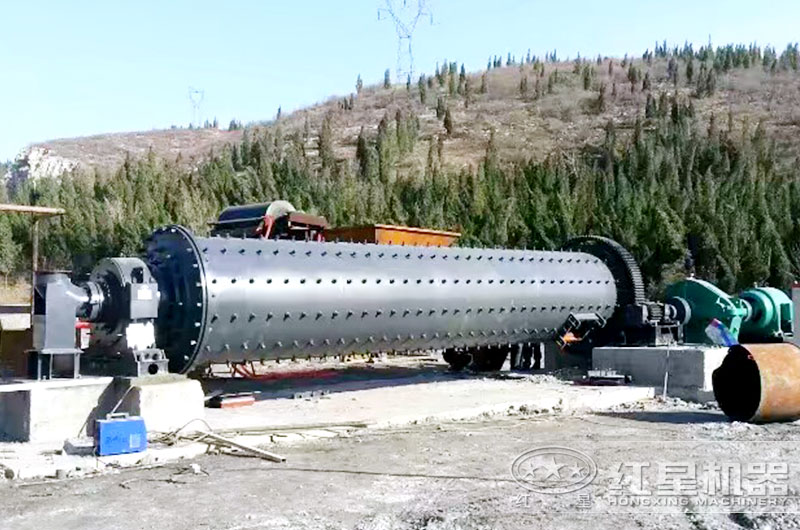 煤礦球磨機(jī)作業(yè)現(xiàn)場