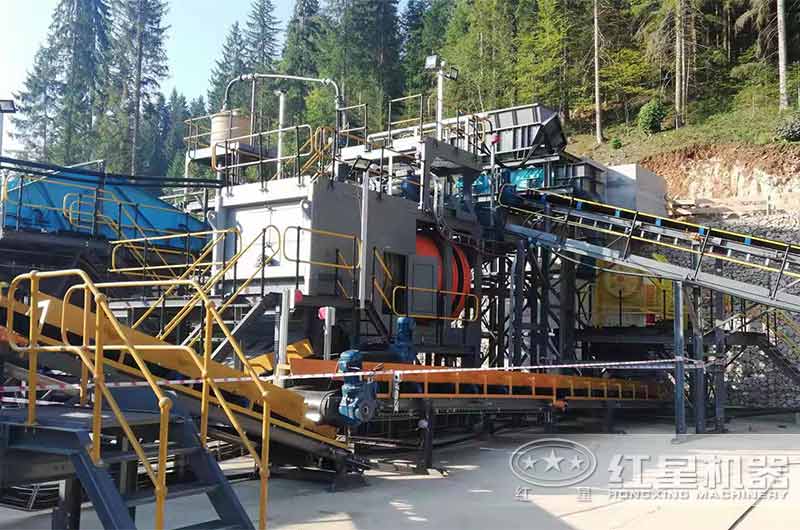 國(guó)外棒磨式制砂場(chǎng)