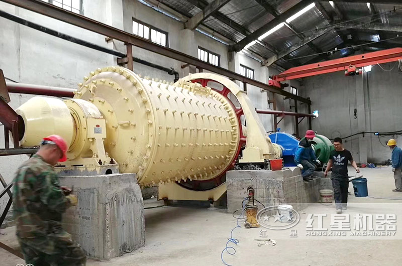 球磨機(jī)現(xiàn)場