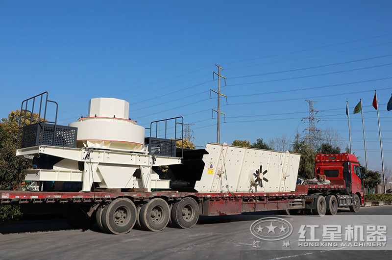 立軸沖擊式破碎機(jī)發(fā)貨現(xiàn)場