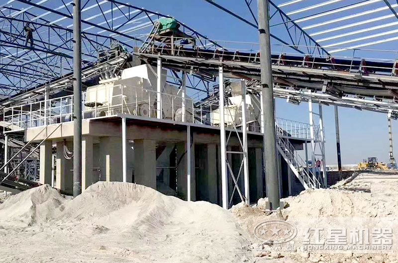 時(shí)產(chǎn)800噸石料生產(chǎn)線案例現(xiàn)場(chǎng)圖