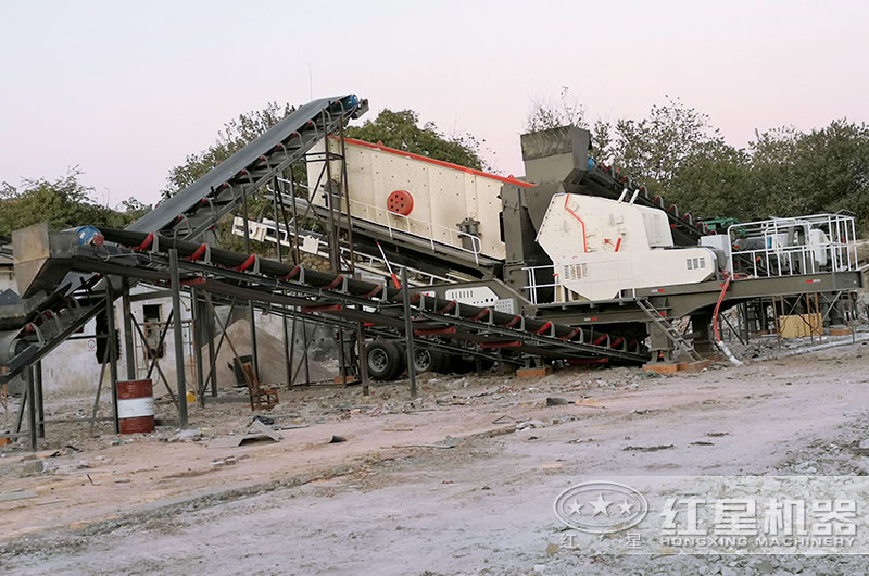 移動破碎機生產現場圖