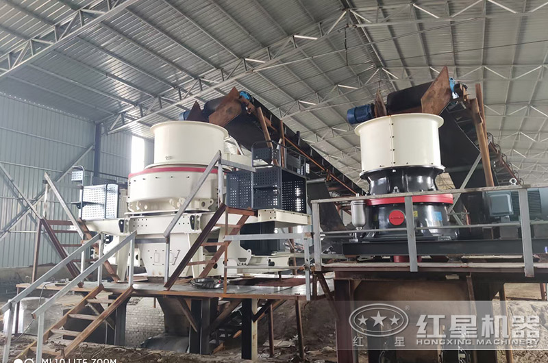 干法制砂客戶生產現場