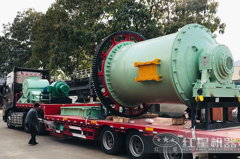 鋁灰球磨機(jī)裝車發(fā)貨